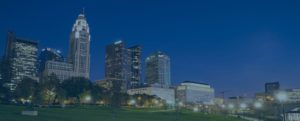 Columbus, Ohio skyline at night